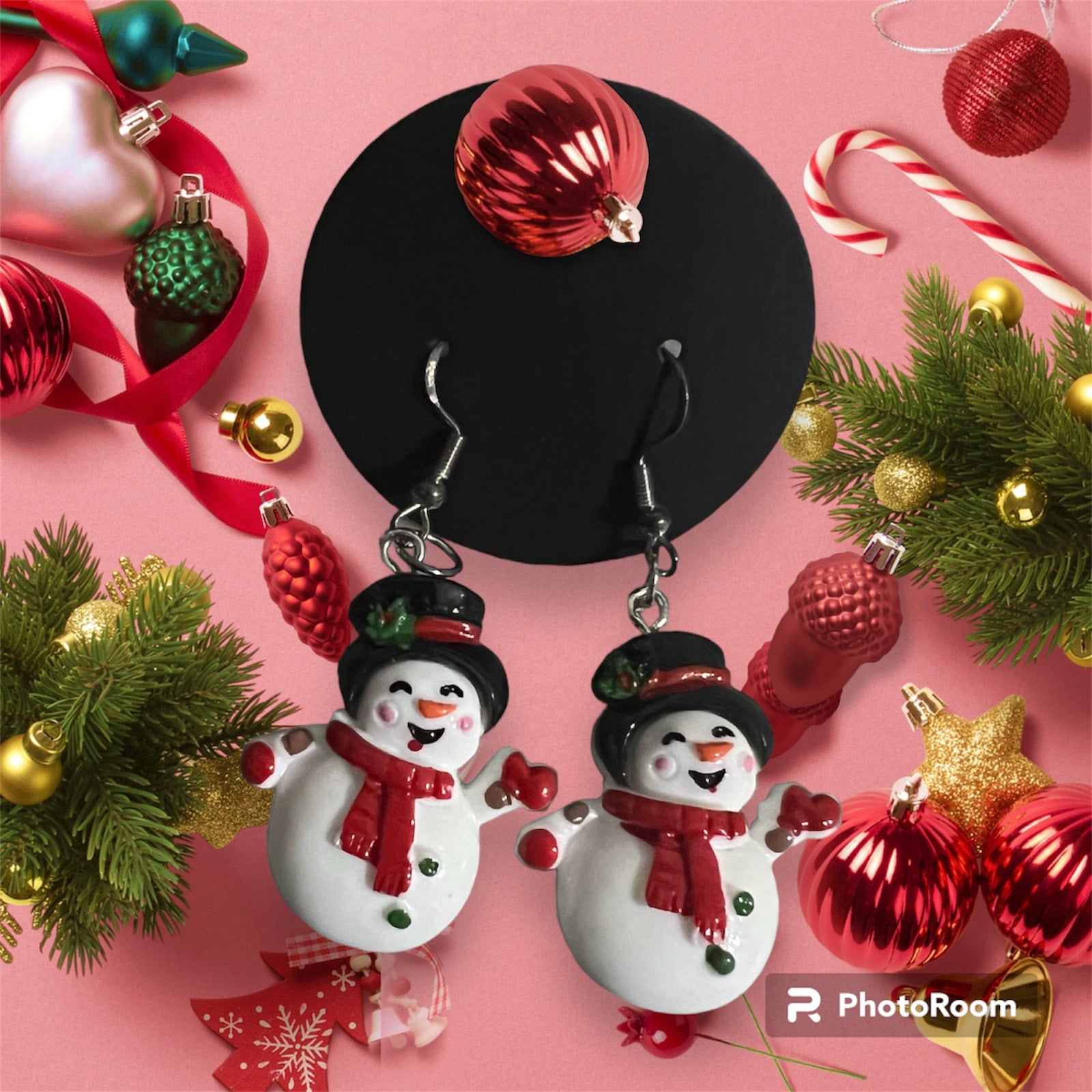 Holiday themed earrings clearance